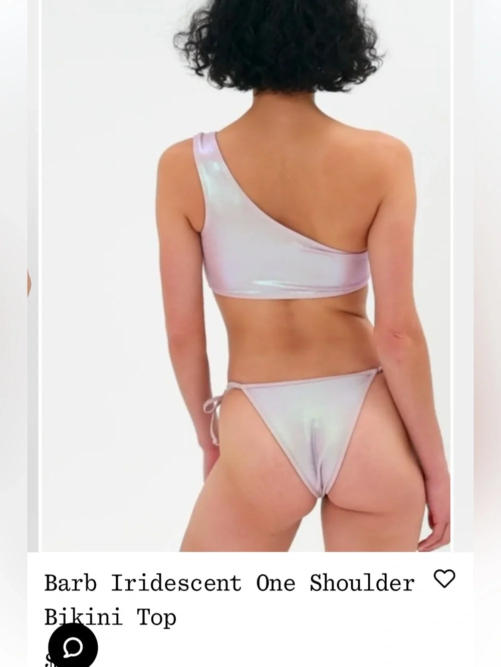 Frankie's Bikinis Iridescent “Gilded Angel” Bikini Set